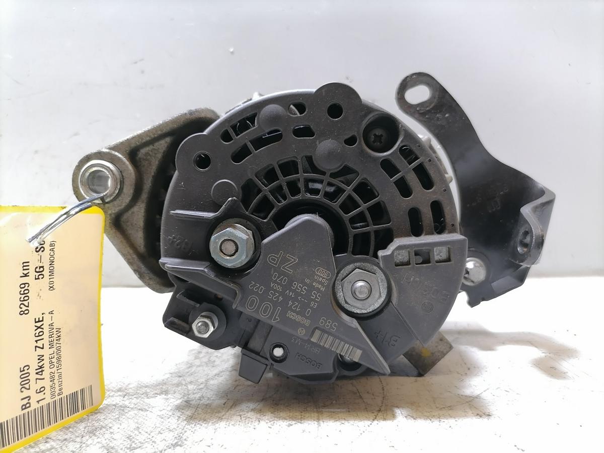 Opel Meriva A original Lichtmaschine Generator 1.6 74kw Bj.2005